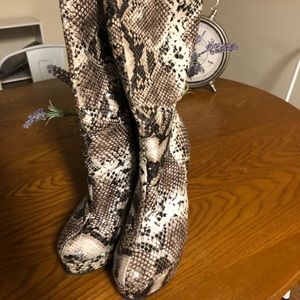 Snakeskin Boots